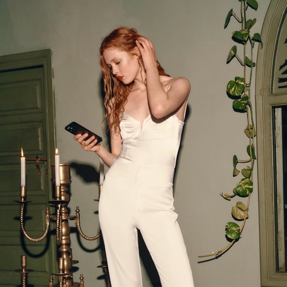 Satin bodysuit Zara